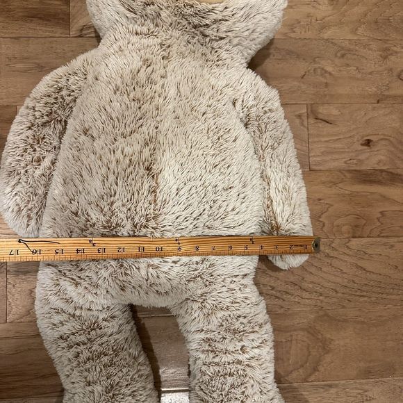 HUGE Goffa Plush Sloth 38" Soft Stuffed Animal Jumbo Sloth Gold Eyes Tan Brown - Picture 12 of 12